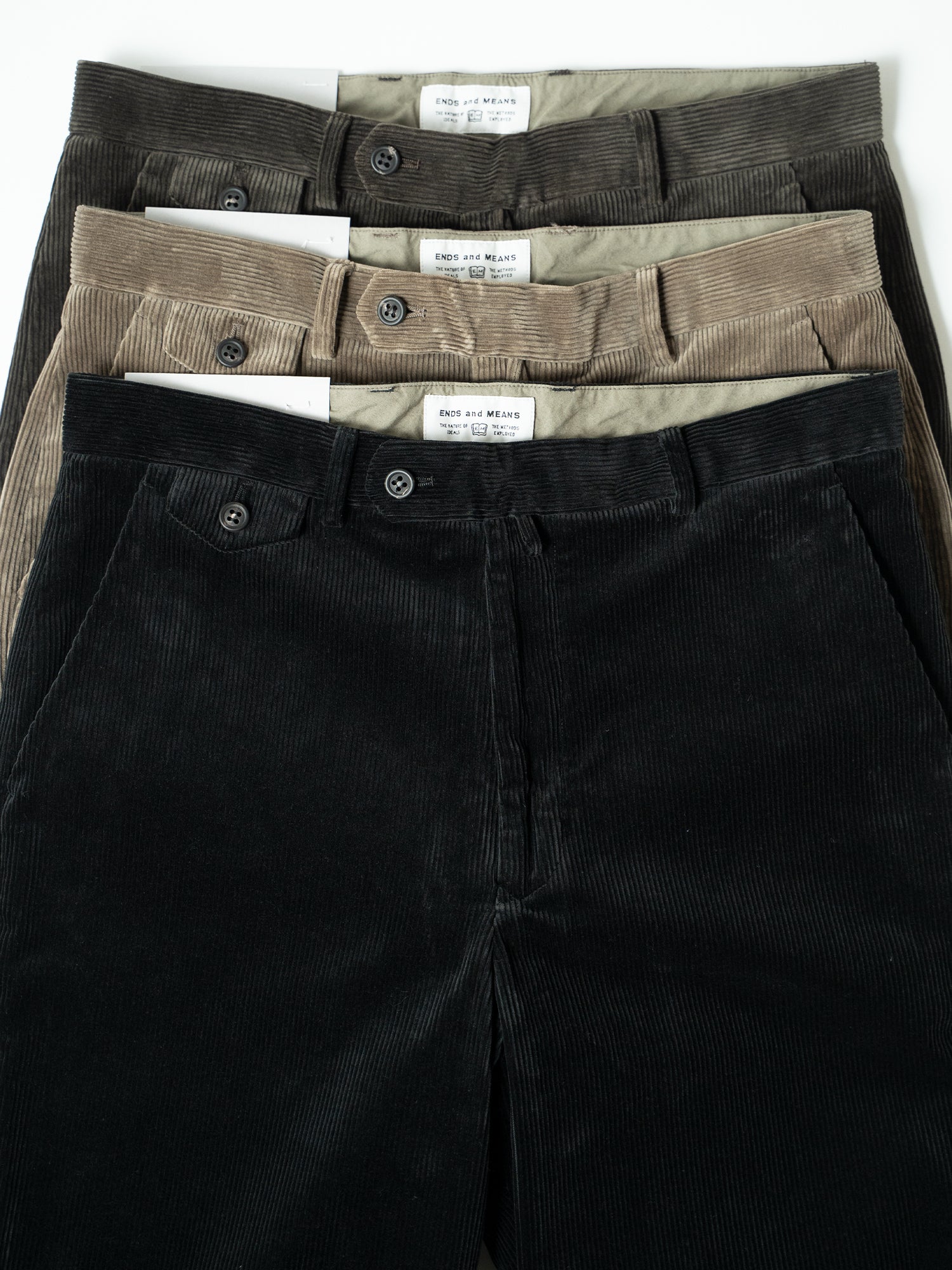 ENDS and MEANS Grandpa Cord Trousers – CUXTON HOUSE