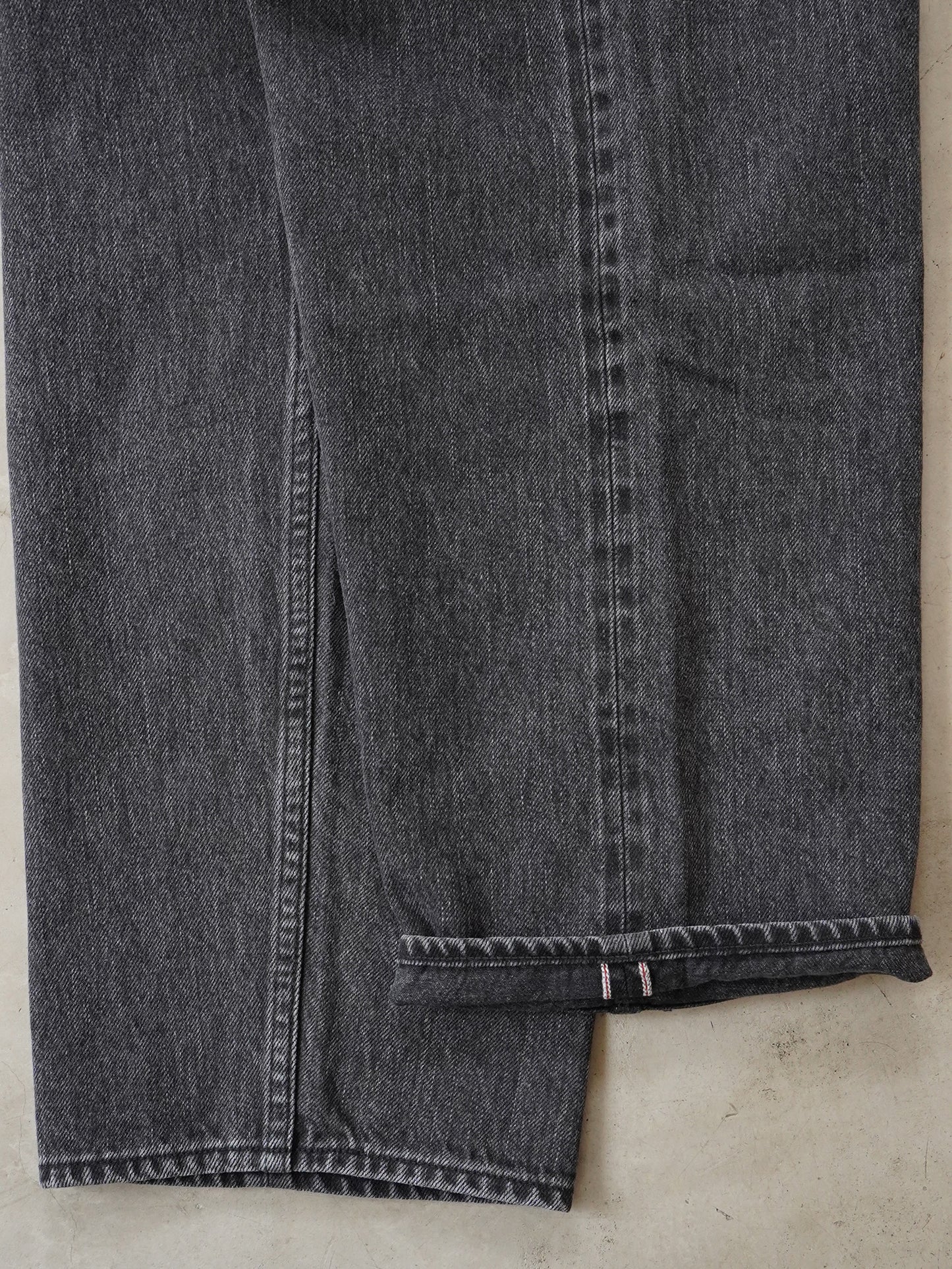 5 Pockets Denim Washed Black