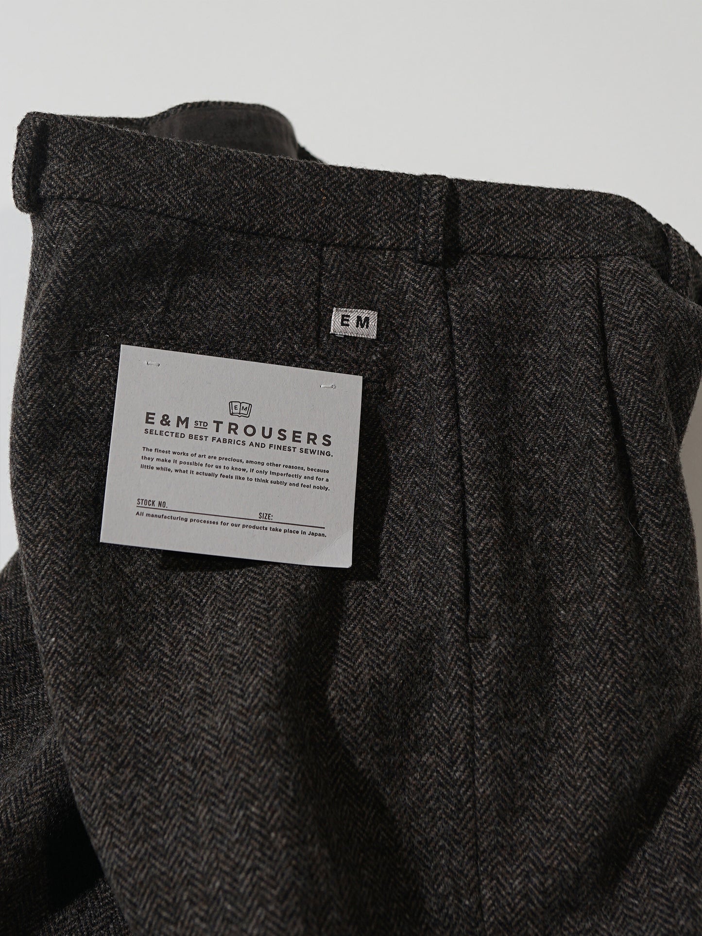 Grandpa Wool 2tuck Trousers