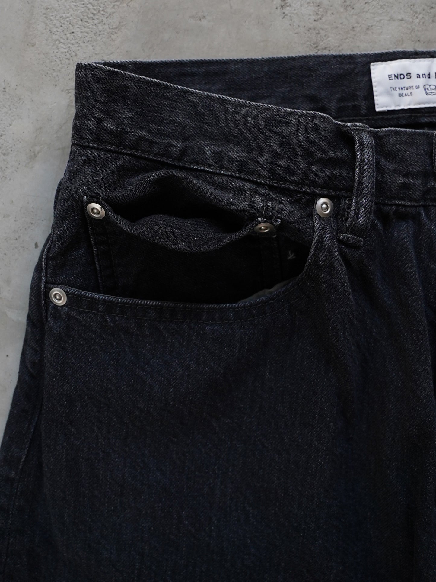 Relaxed fit 5 Pockets Denim Washed