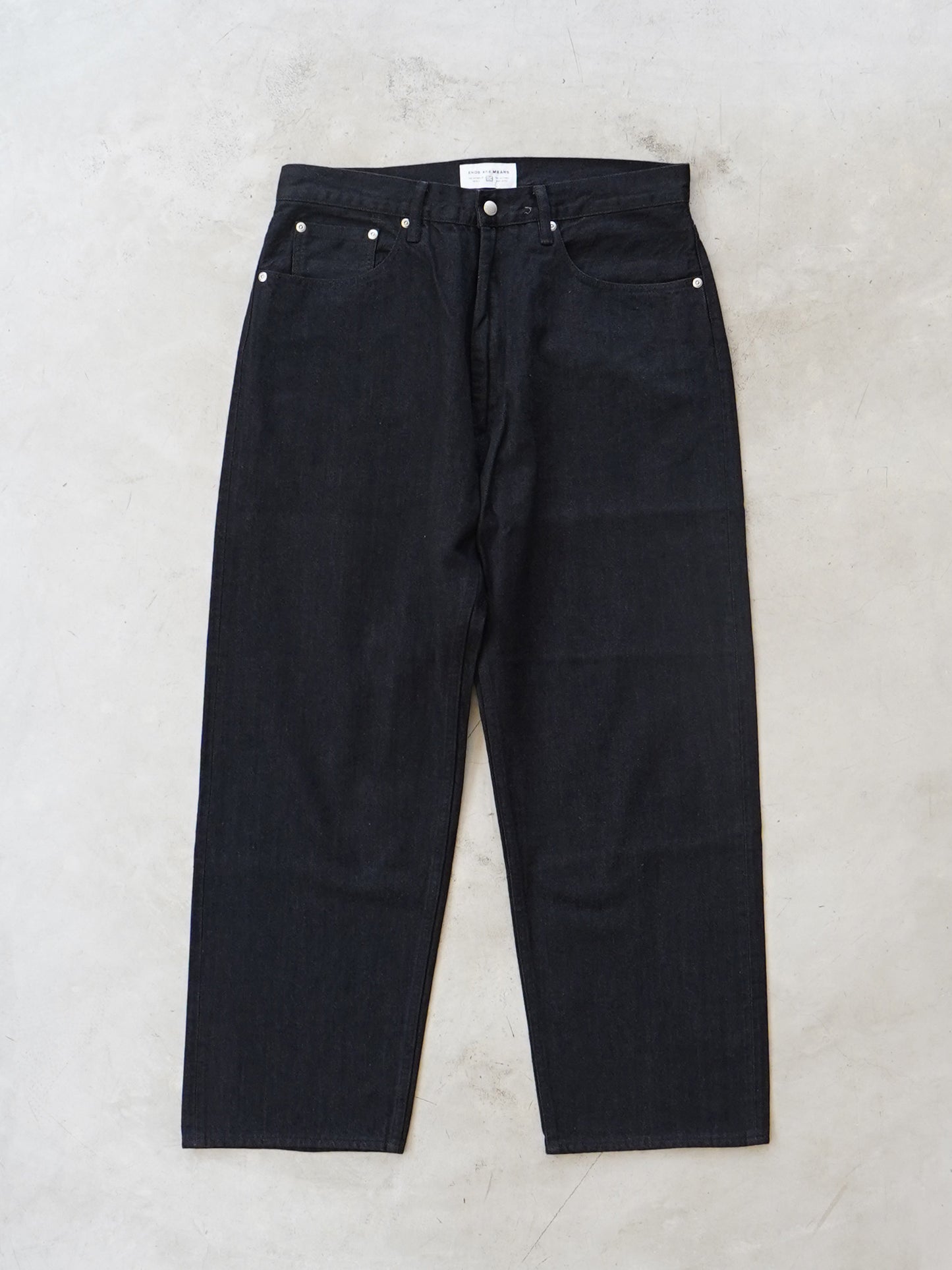 5 Pockets Denim Black