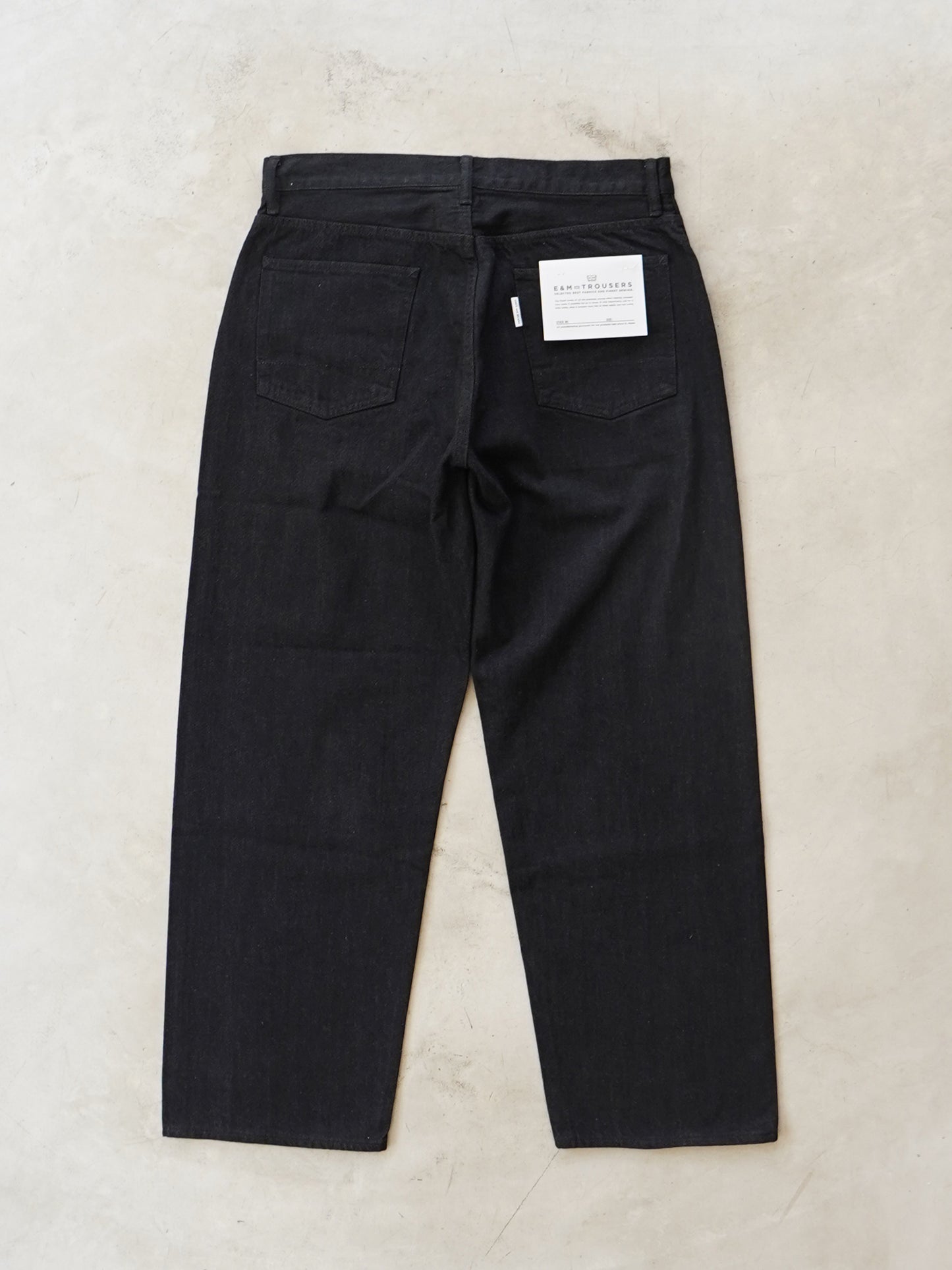 5 Pockets Denim Black