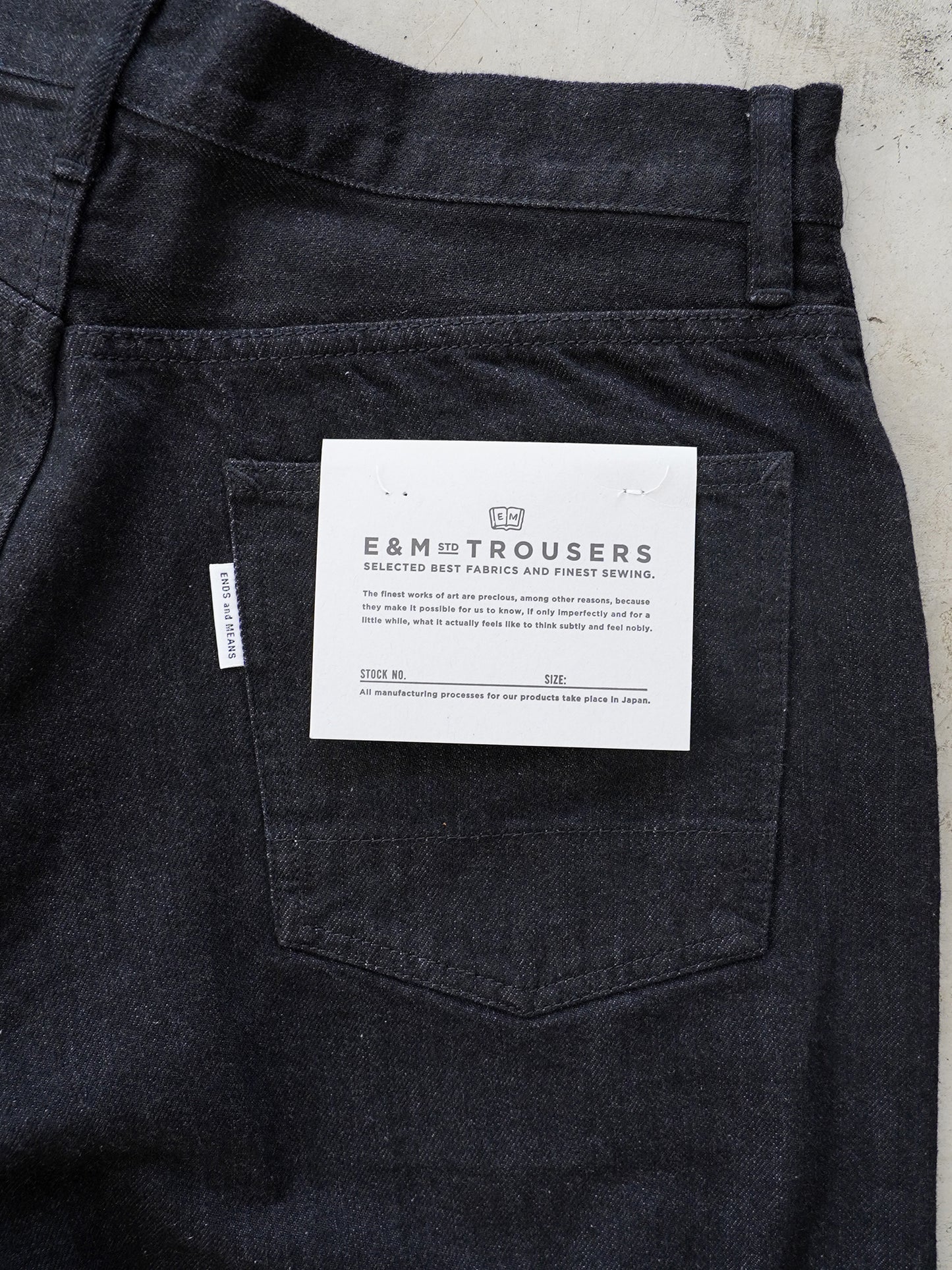 5 Pockets Denim Black