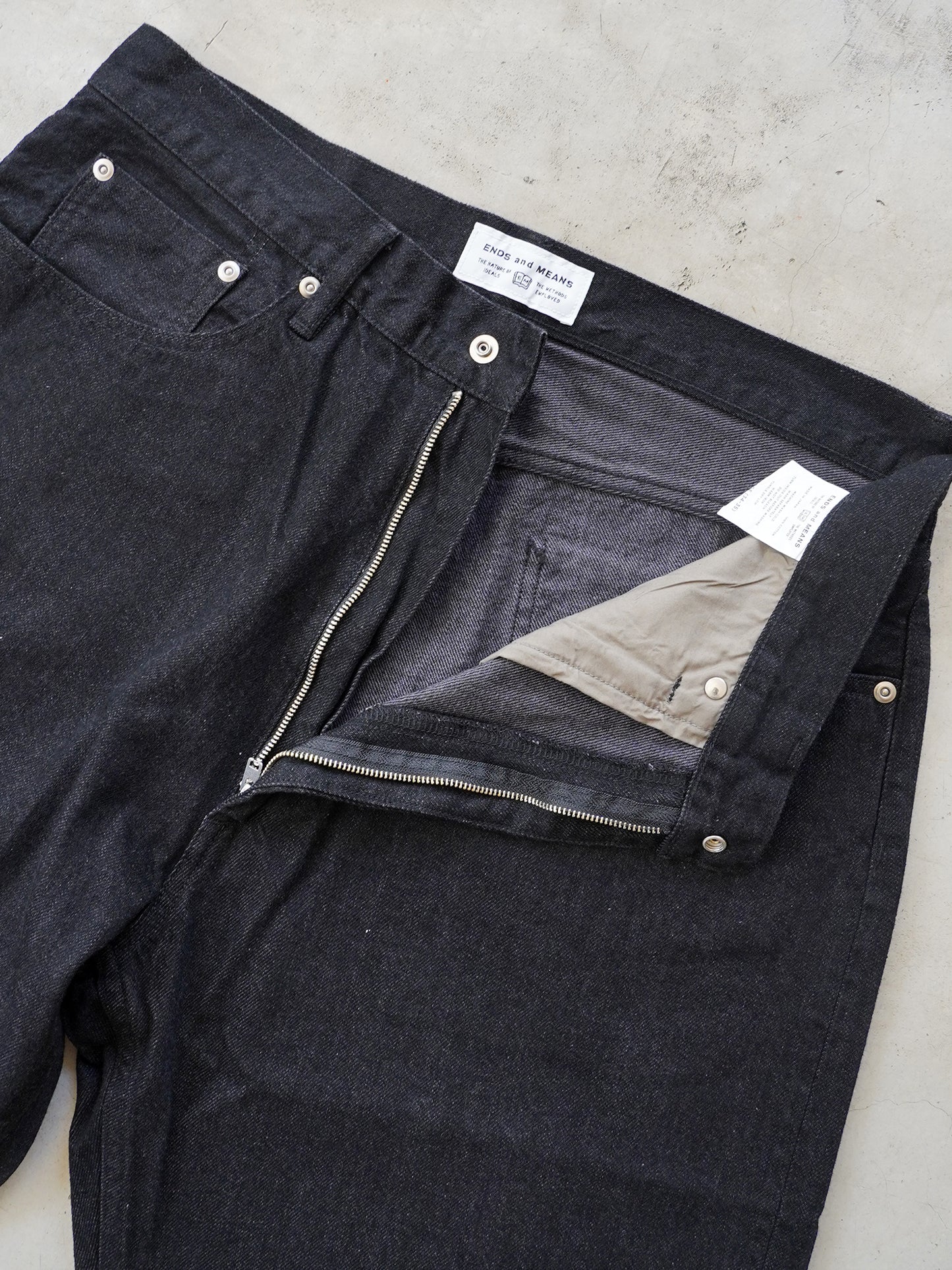 5 Pockets Denim Black