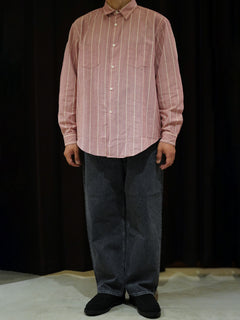 Relaxed fit 5-pocket washed denim