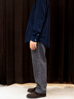 5 Pockets Denim Washed Black
