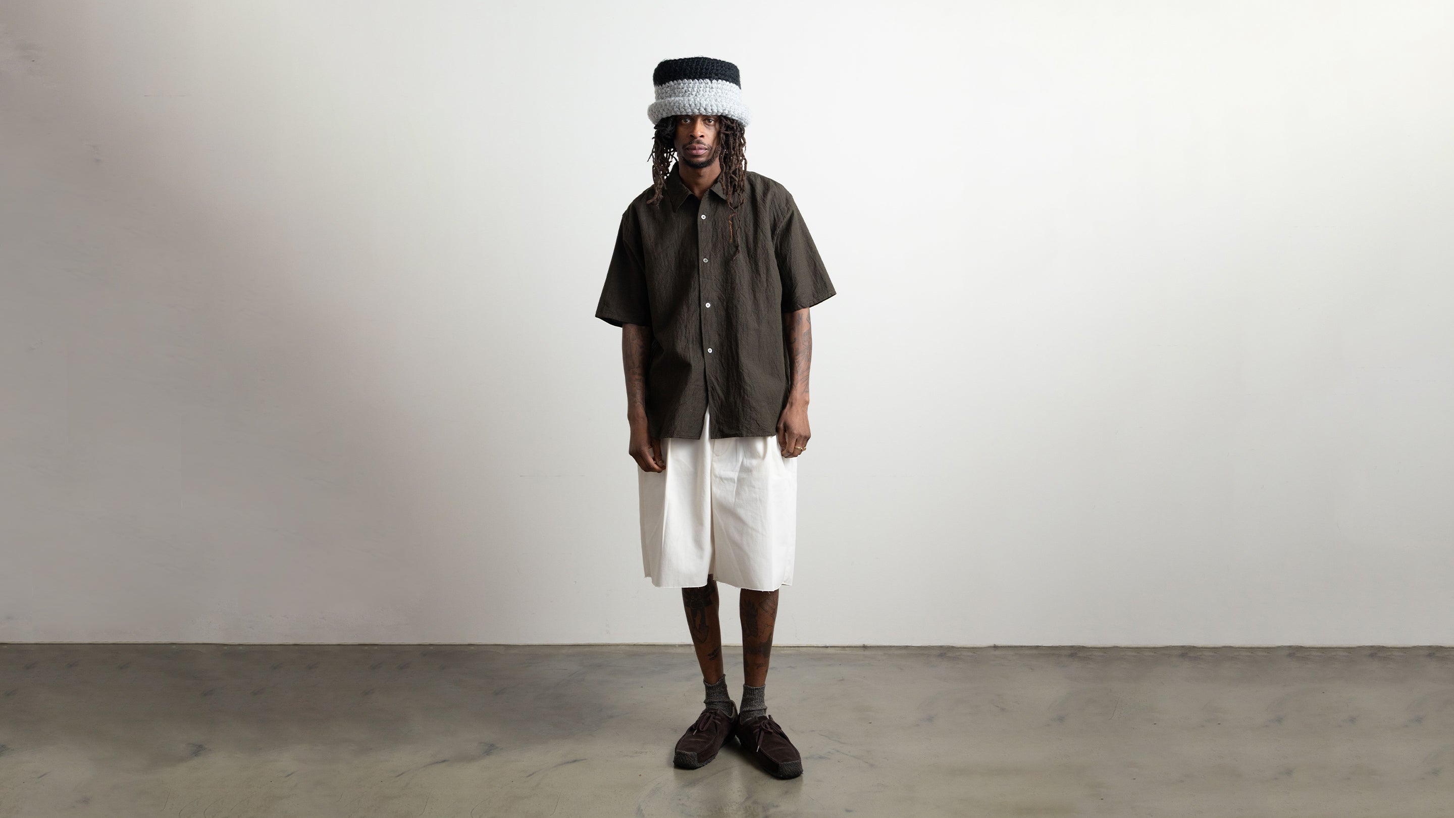極美品　ENDSANDMEANS BDU ShirtsJacket 2025 Ｌ CUXTON HOUSE -Directed by ENDS and MEANS-