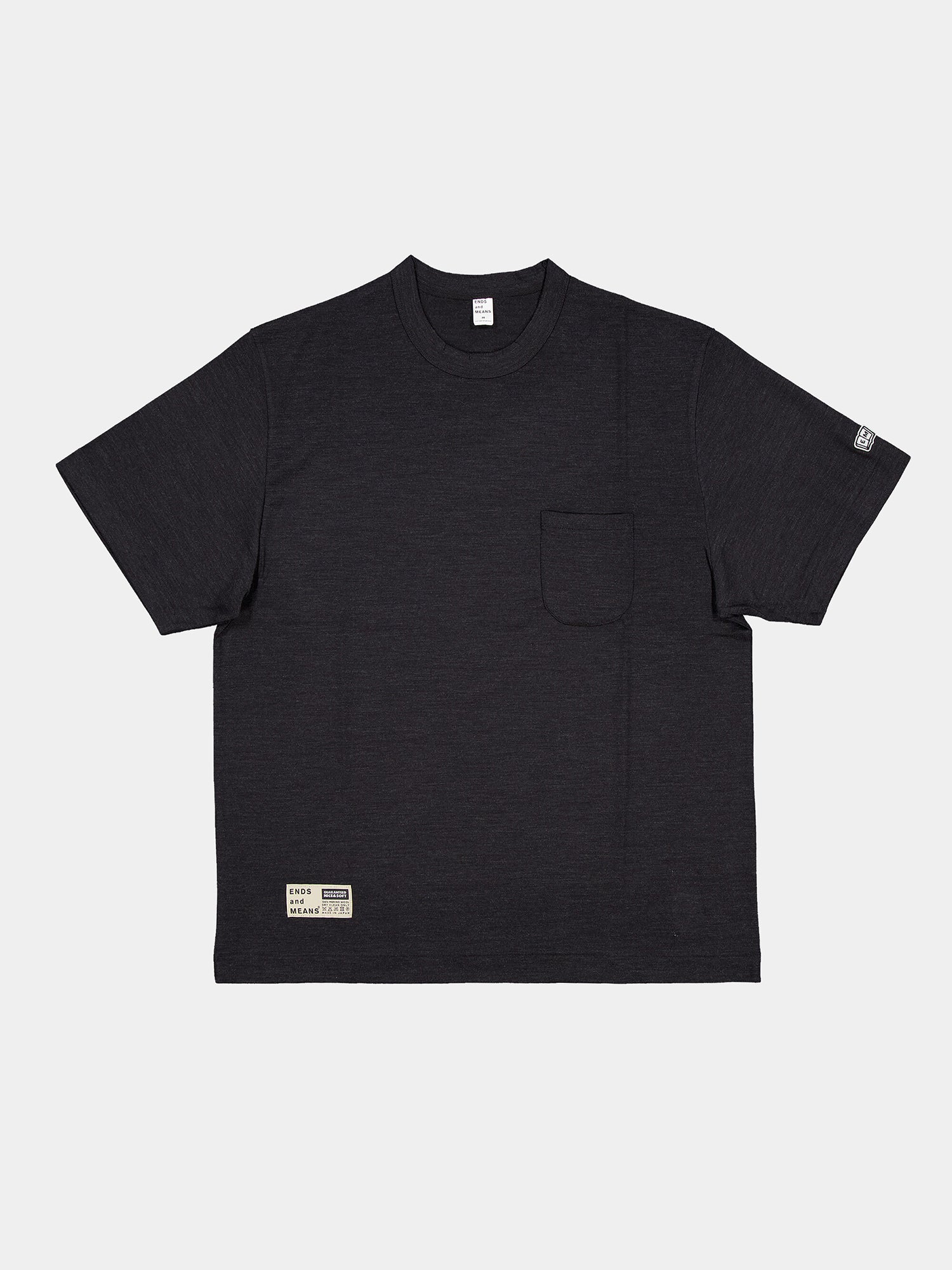 メリノウールポケットTシャツ