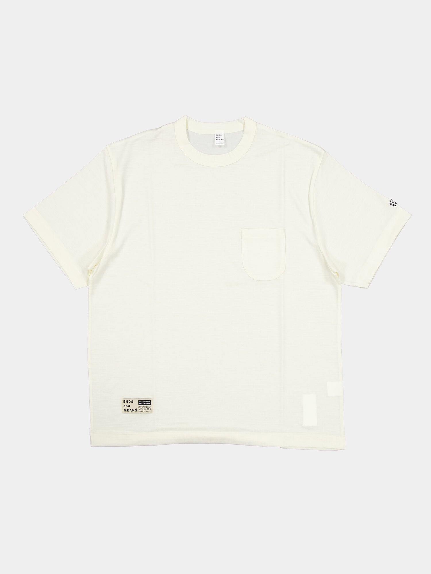 メリノウールポケットTシャツ