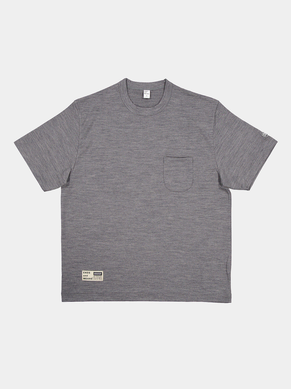 メリノウールポケットTシャツ