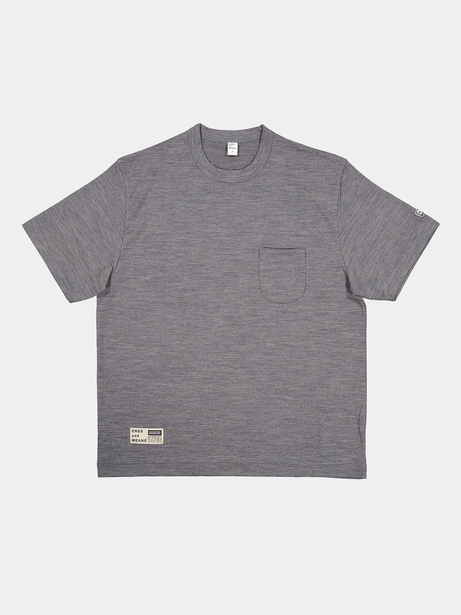 メリノウールポケットTシャツ