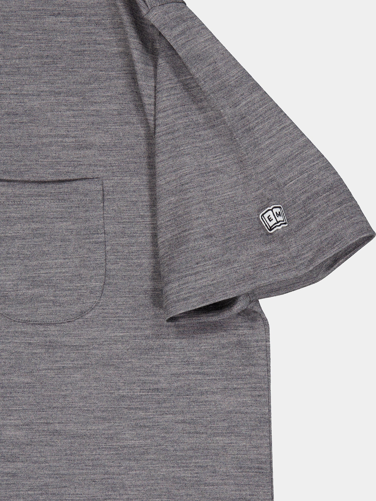 メリノウールポケットTシャツ