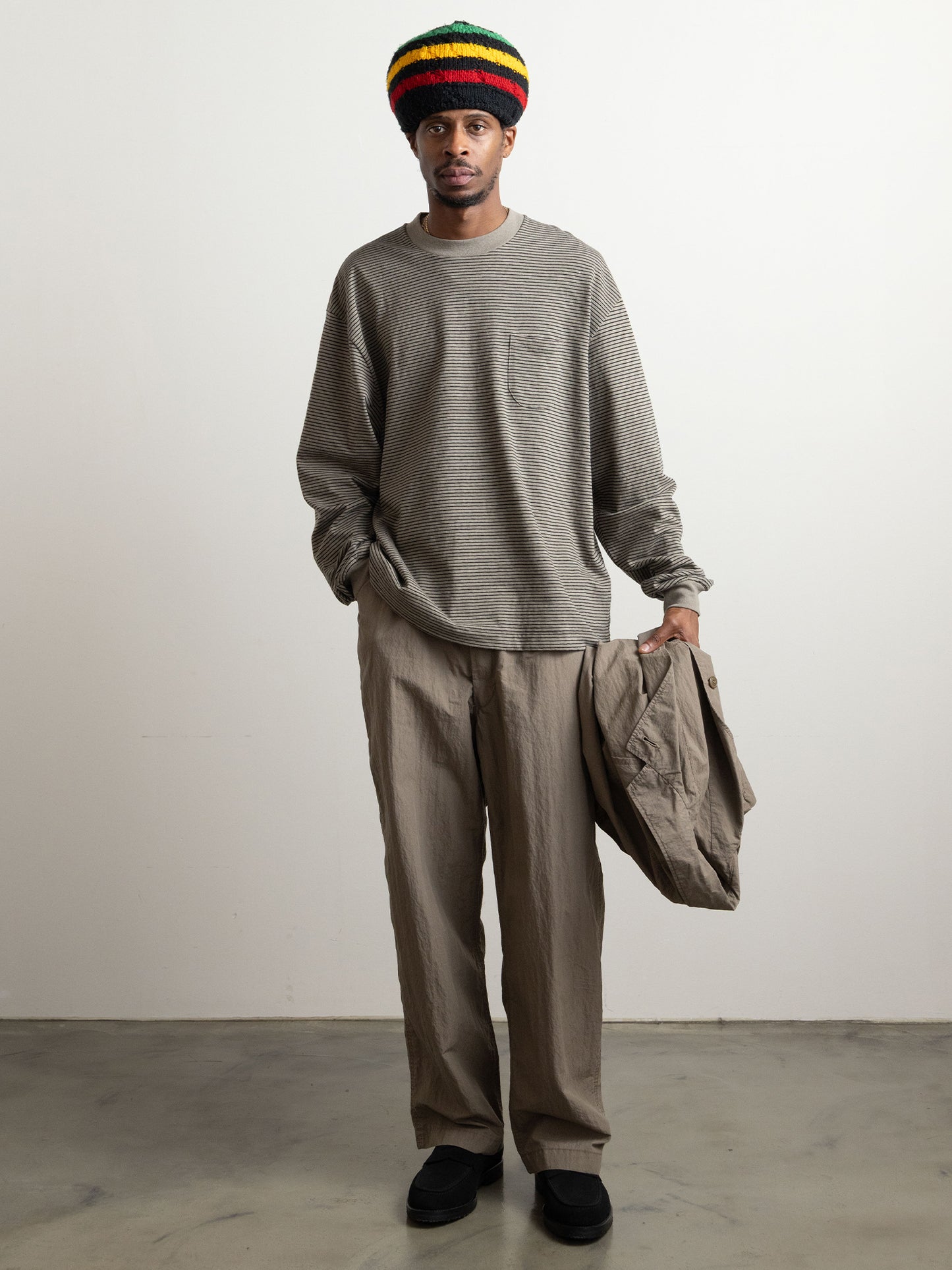 Horizontal Striped L/S Tee
