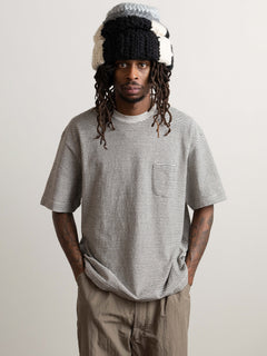 Horizontal Striped Pocket Tee