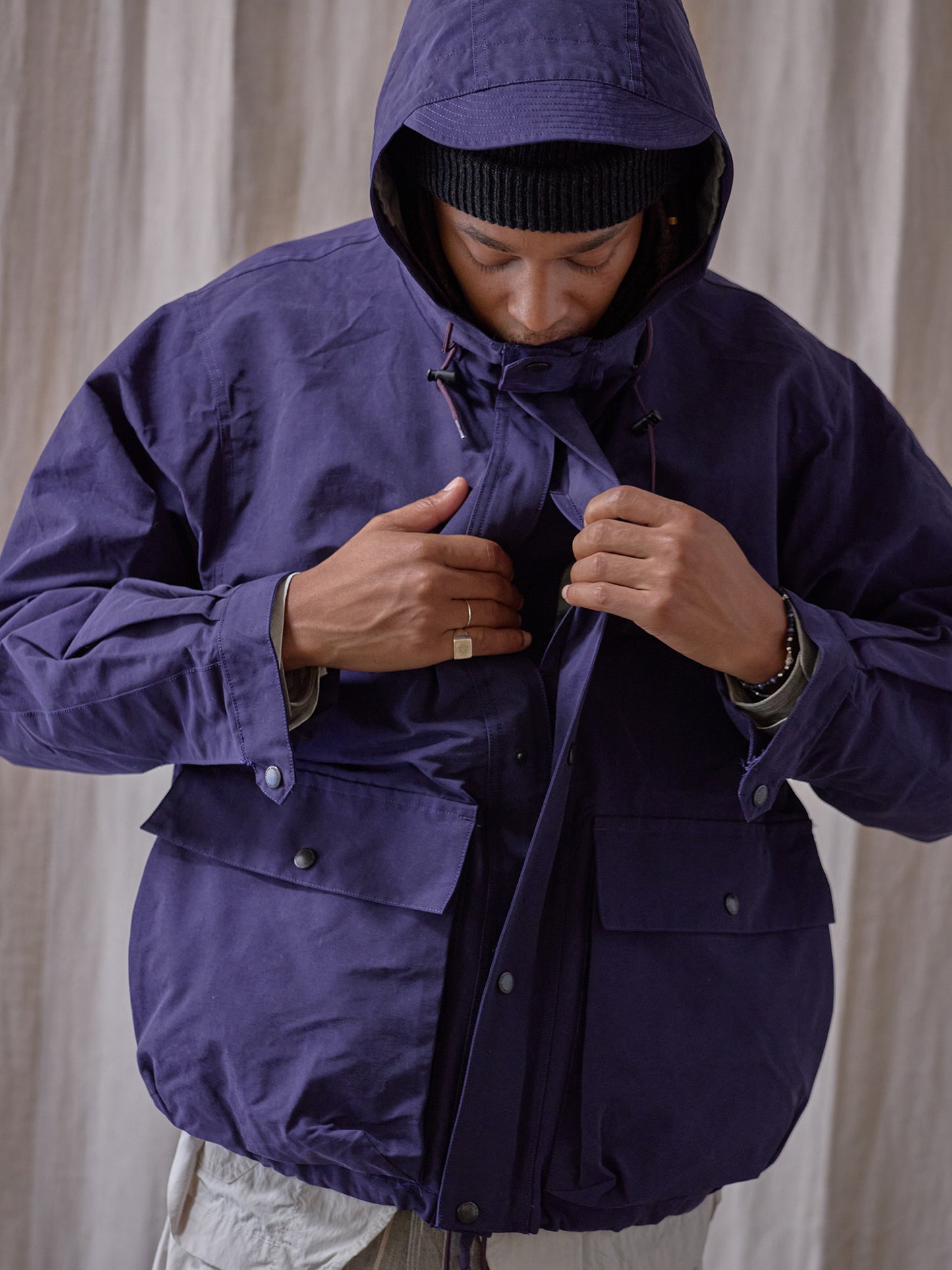 Sanpo Jacket Dark Purple