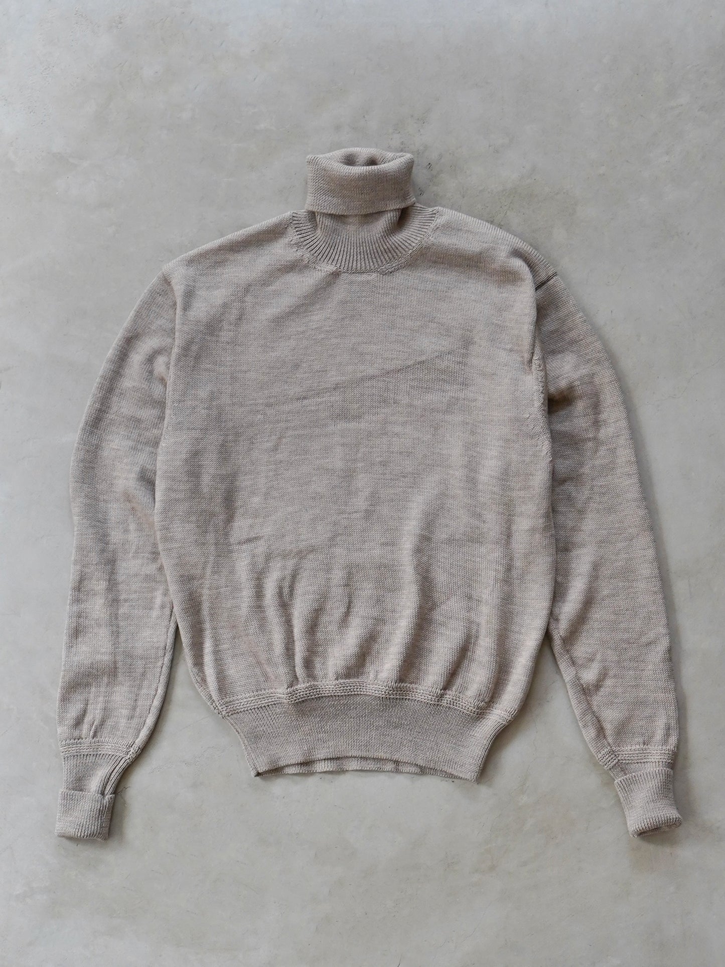 Merino Wool Turtle Neck Knit