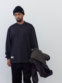 Merino Wool Pocket Long-Sleeve Tee