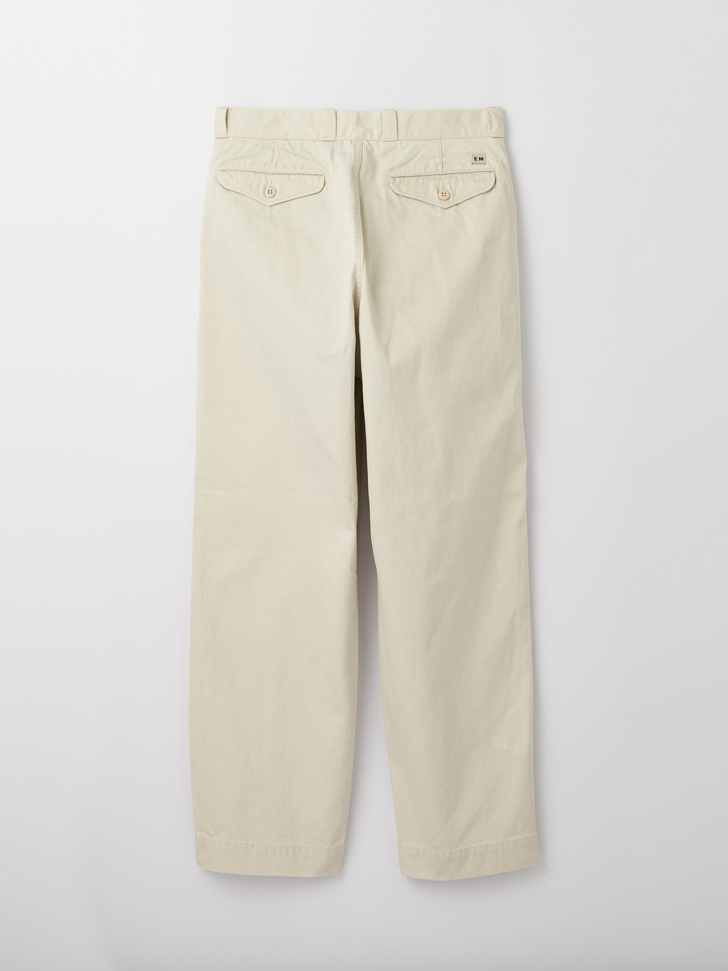 ENDS and MEANS army chino pant S ホワイト-