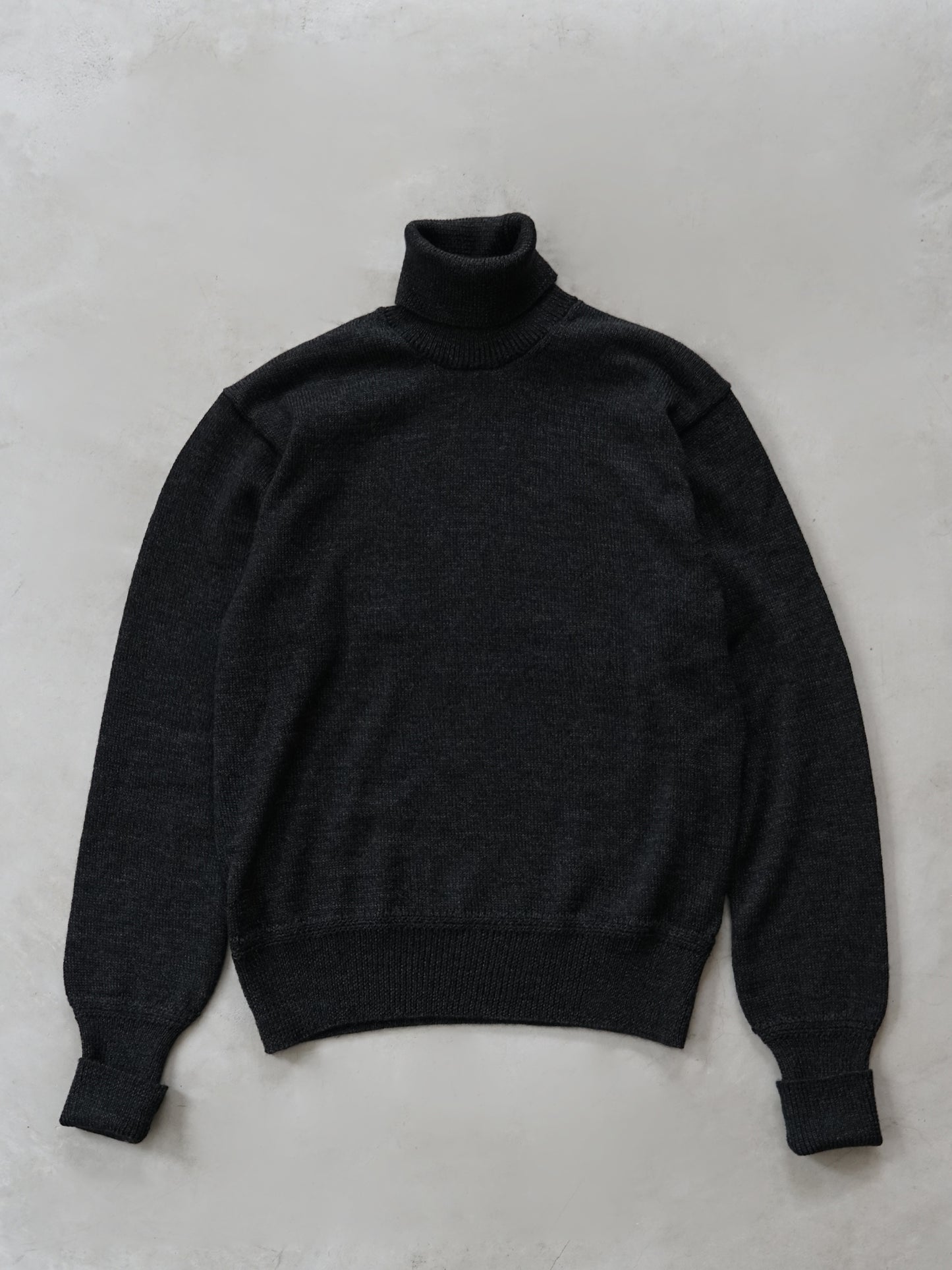 Merino Wool Turtle Neck Knit