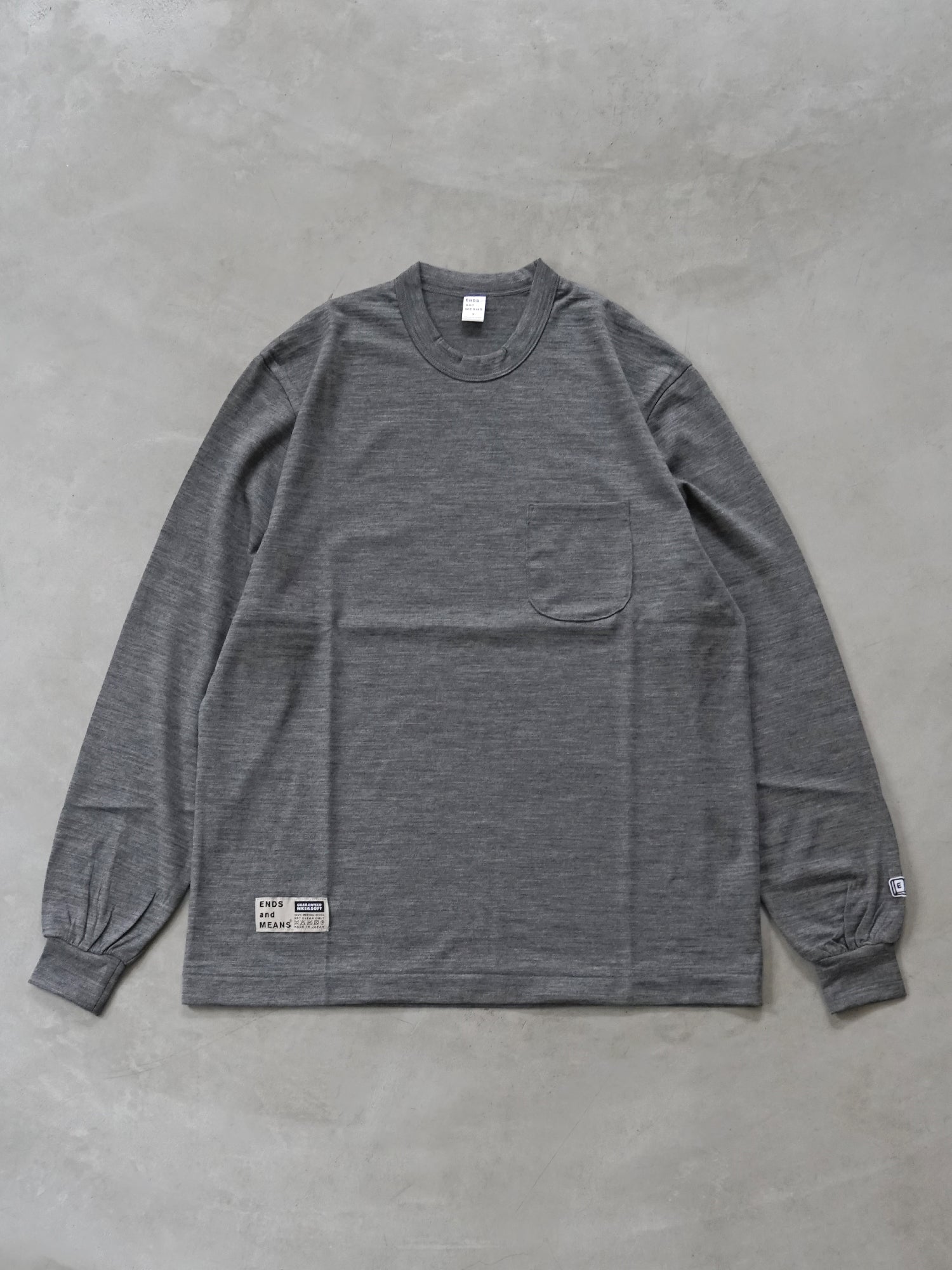 Merino Wool Pocket L/S Tee