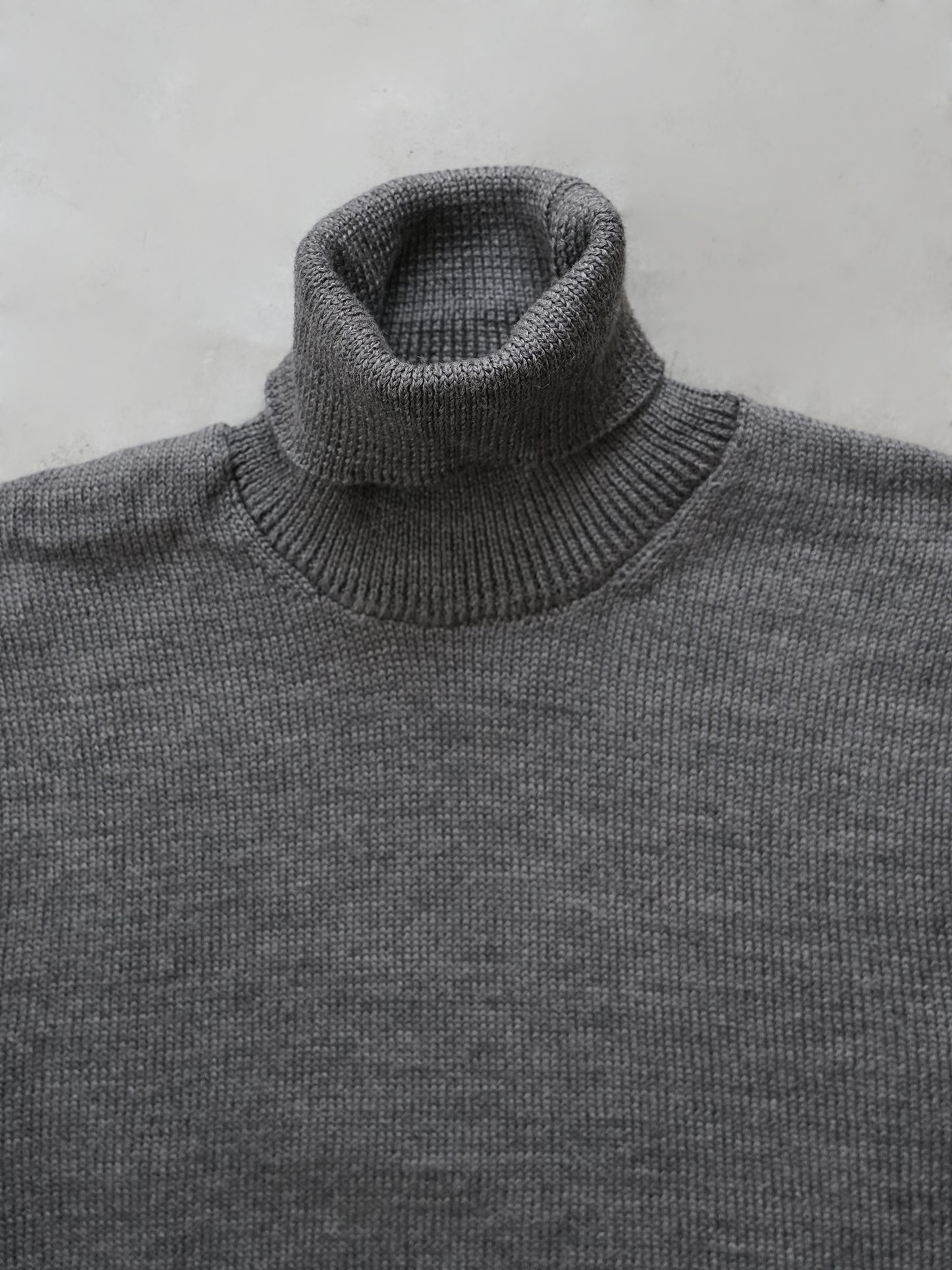 Merino Wool Turtle Neck Knit