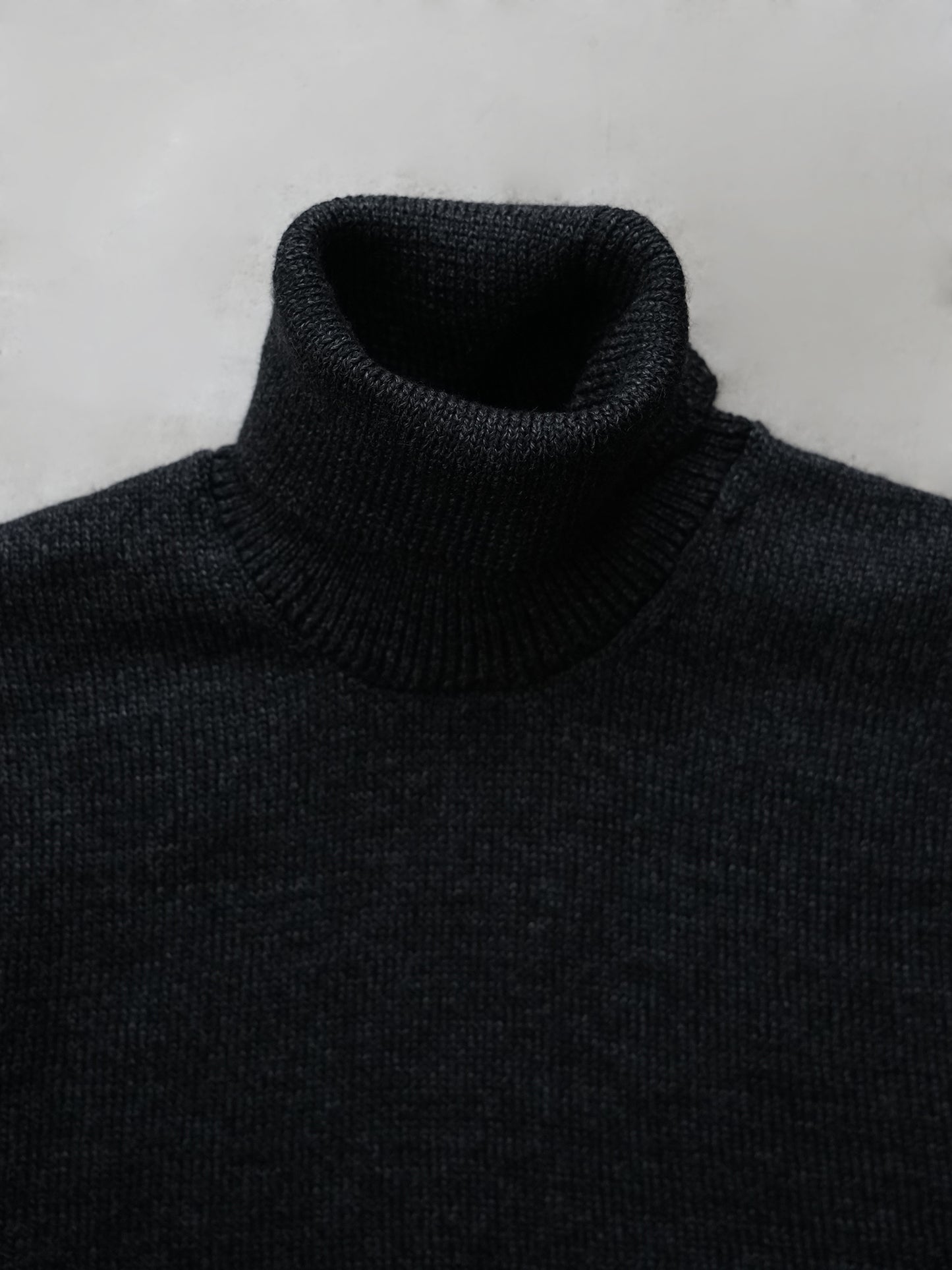 Merino Wool Turtle Neck Knit