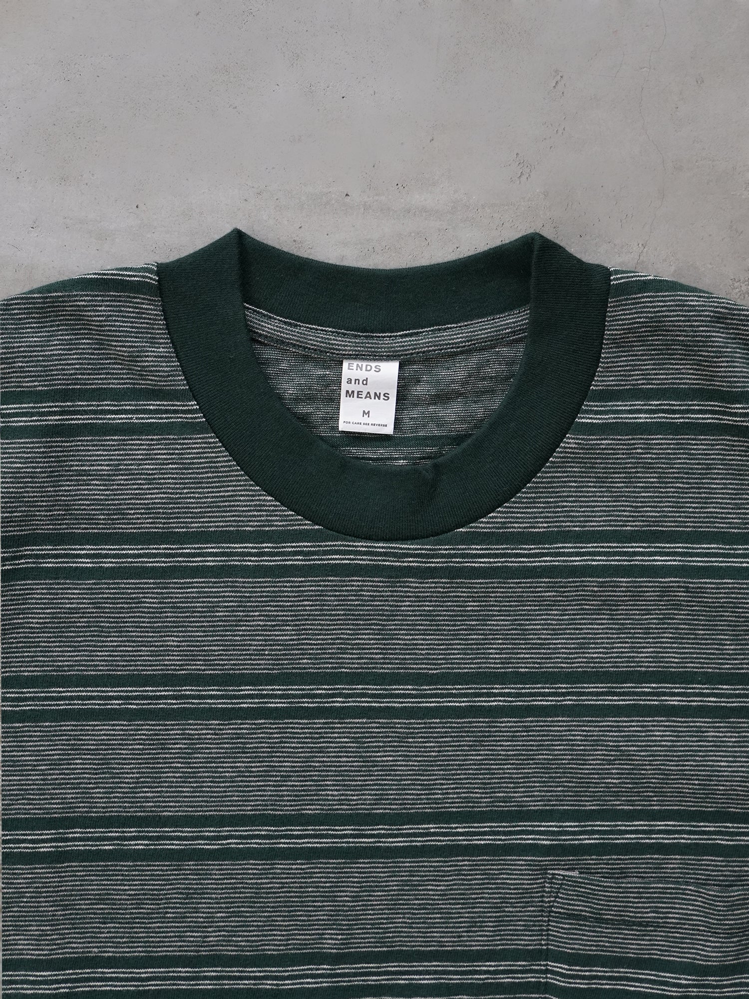 Horizontal Stripe Pocket Tee