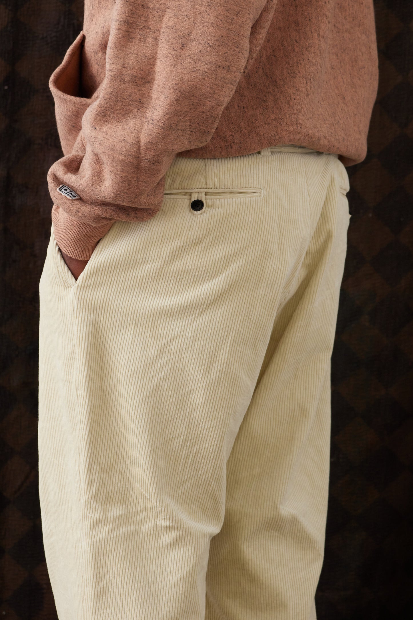 Grandpa Cord Trousers Ivory